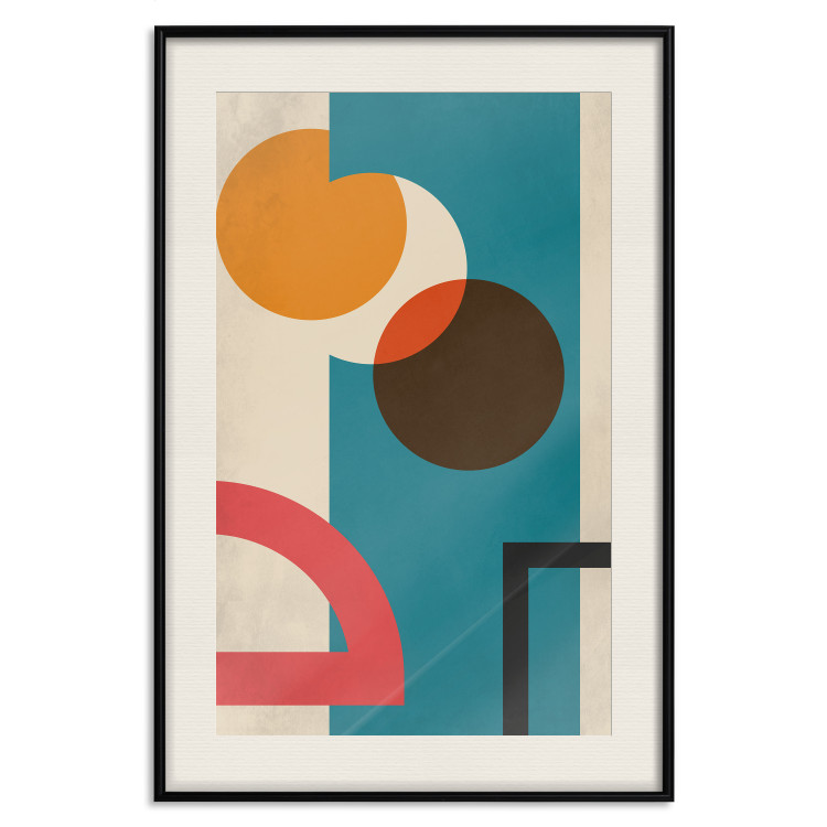 Poster Hidden Shape - colorful geometric shapes in abstract style 134448 additionalImage 19