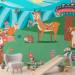 Wall Mural Adventures in the forest - forest animals in an Indian theme for children 135048 additionalThumb 6