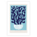 Wall Poster Navy Composition - English texts and an abstract plant 135648 additionalThumb 5