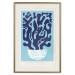 Wall Poster Navy Composition - English texts and an abstract plant 135648 additionalThumb 4