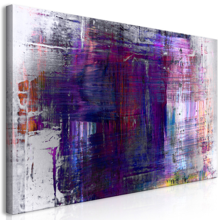 Canvas Art Print Gentle Color Transition (1-piece) Wide - purple abstraction 142348 additionalImage 2