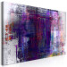 Canvas Art Print Gentle Color Transition (1-piece) Wide - purple abstraction 142348 additionalThumb 2