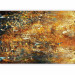 Wall Mural Escaping thoughts - abstract gold composition with black patterns 142548 additionalThumb 5