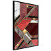 Wall Poster Red and Gold Geometry [Poster] 142848 additionalThumb 5