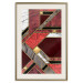 Wall Poster Red and Gold Geometry [Poster] 142848 additionalThumb 17