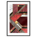 Wall Poster Red and Gold Geometry [Poster] 142848 additionalThumb 12