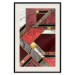 Wall Poster Red and Gold Geometry [Poster] 142848 additionalThumb 16
