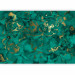 Wall Mural Emerald and gold - textured background pattern with the effect of restless water 143348 additionalThumb 5