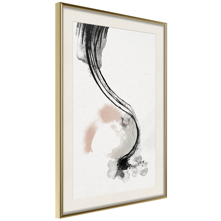 Poster Brush Marks - Delicate Shapes and Stains Created With Ink 144748 additionalImage 10
