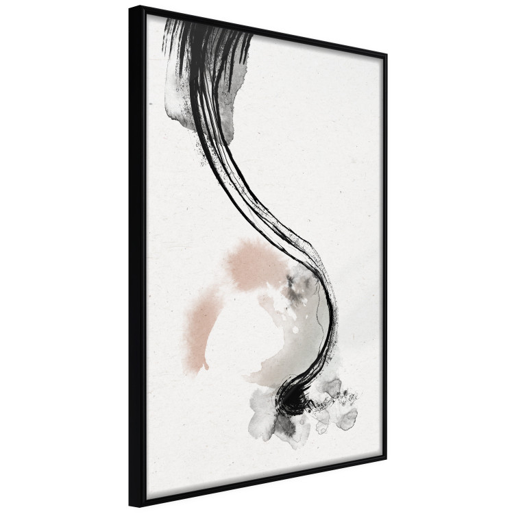 Poster Brush Marks - Delicate Shapes and Stains Created With Ink 144748 additionalImage 6