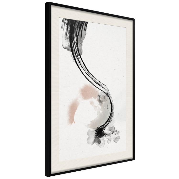 Poster Brush Marks - Delicate Shapes and Stains Created With Ink 144748 additionalImage 9
