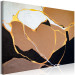 Canvas Print Stain Abstraction - Painted Shapes in Warm Colors 147648 additionalThumb 2