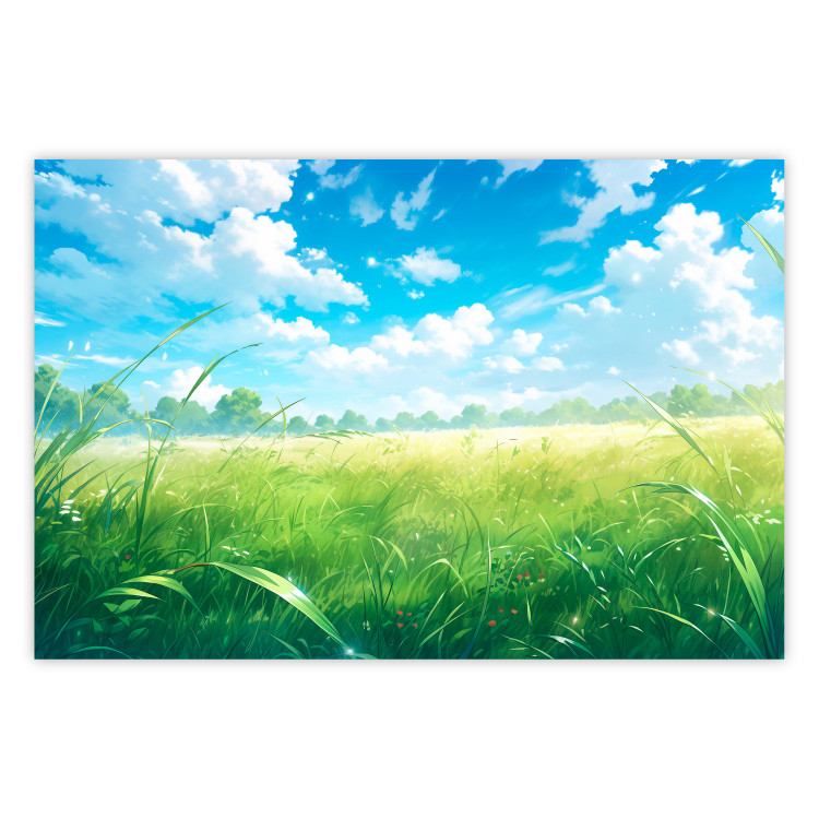 Wall Poster Computer Spring - A Rural Landscape in the Game’s Climate 150648