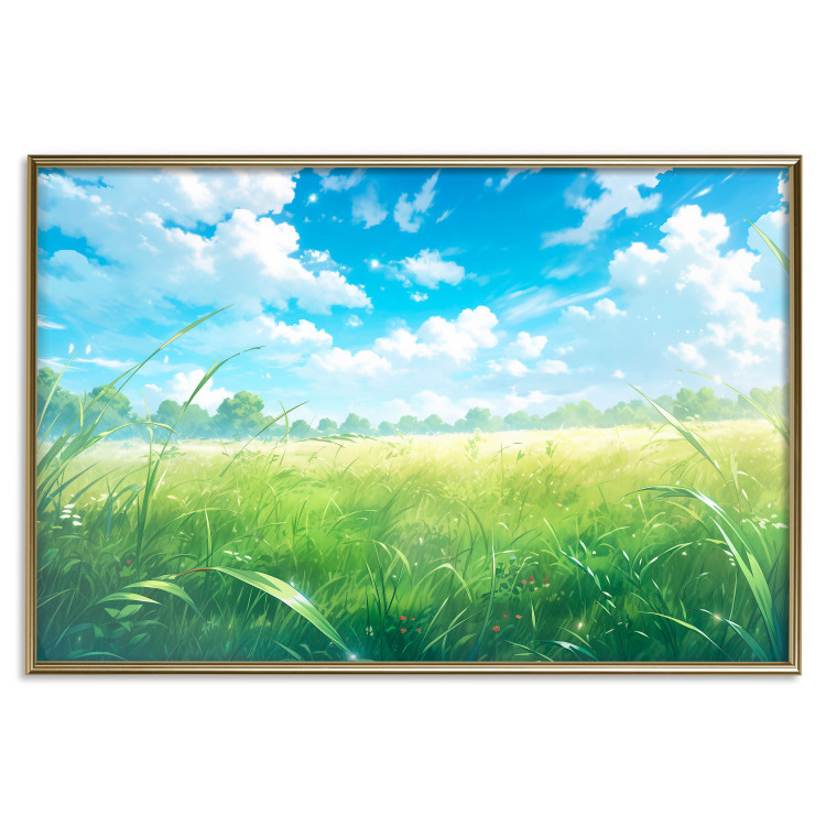 Wall Poster Computer Spring - A Rural Landscape in the Game’s Climate 150648 additionalImage 15