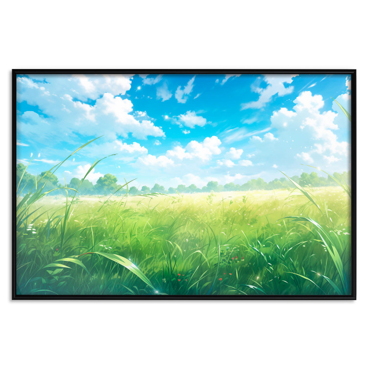 Wall Poster Computer Spring - A Rural Landscape in the Game’s Climate 150648 additionalImage 19