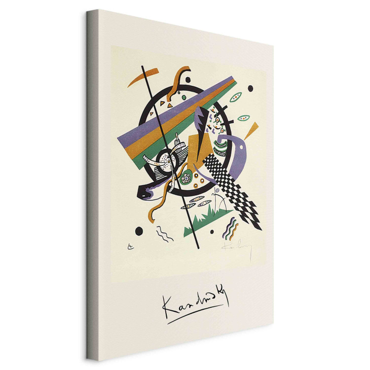 Large canvas print Small Worlds - Kandinsky’s Colorful Geometric Abstraction [Large Format] 151648 additionalImage 3