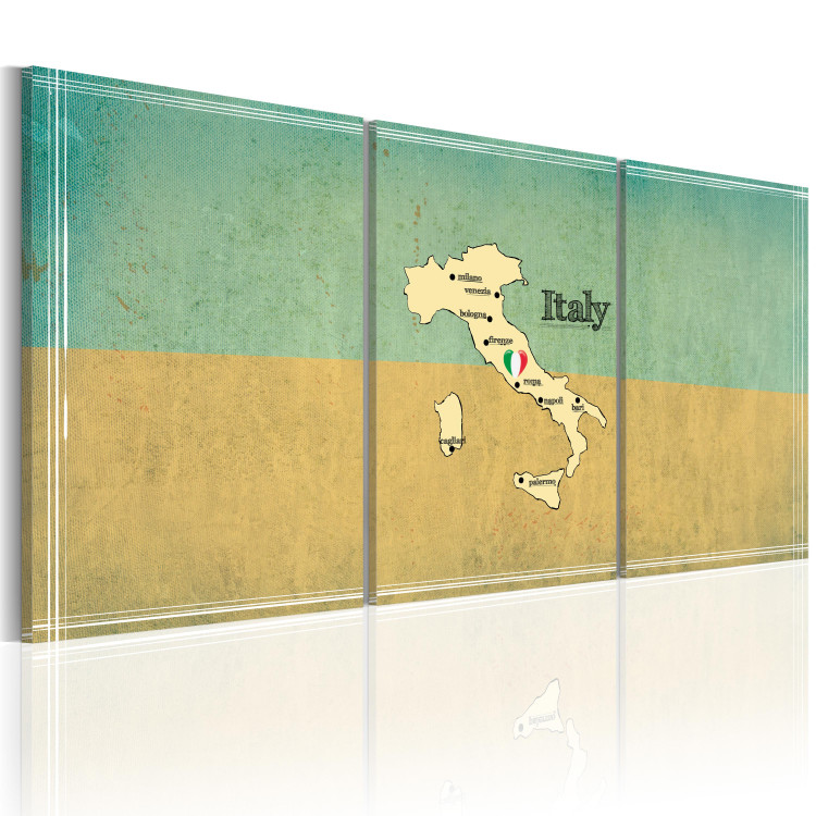 Canvas Map: Italy 55348 additionalImage 2