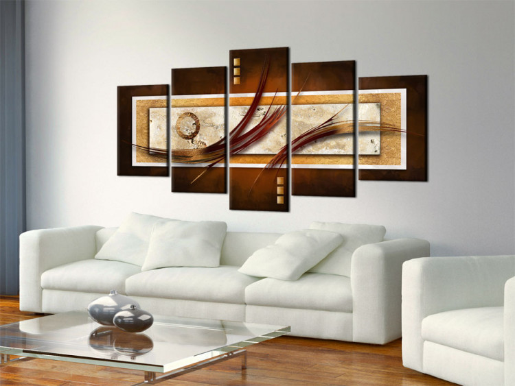 Canvas Print Iridescent brown 56148 additionalImage 3