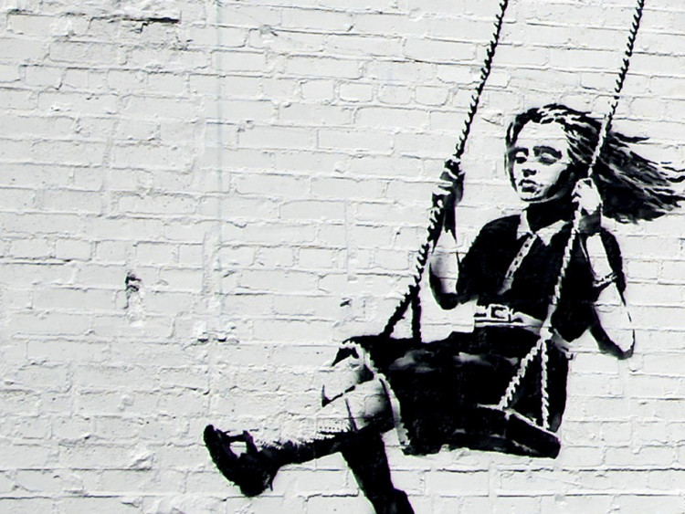 Canvas Girl on a swing (Banksy) 58948 additionalImage 4
