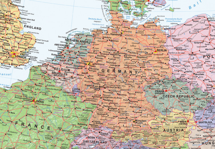 Decorative Pinboard World Maps: Europe [Cork Map] 95948 additionalImage 6