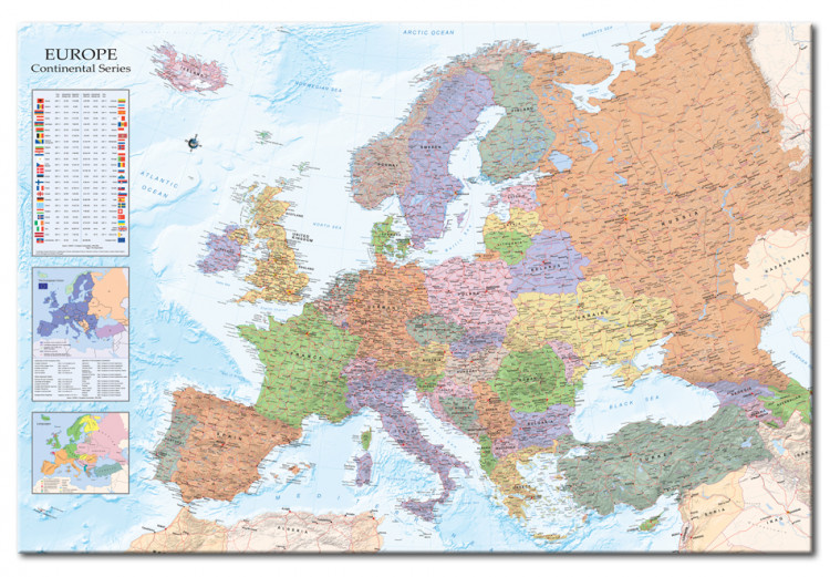 Decorative Pinboard World Maps: Europe [Cork Map] 95948 additionalImage 2