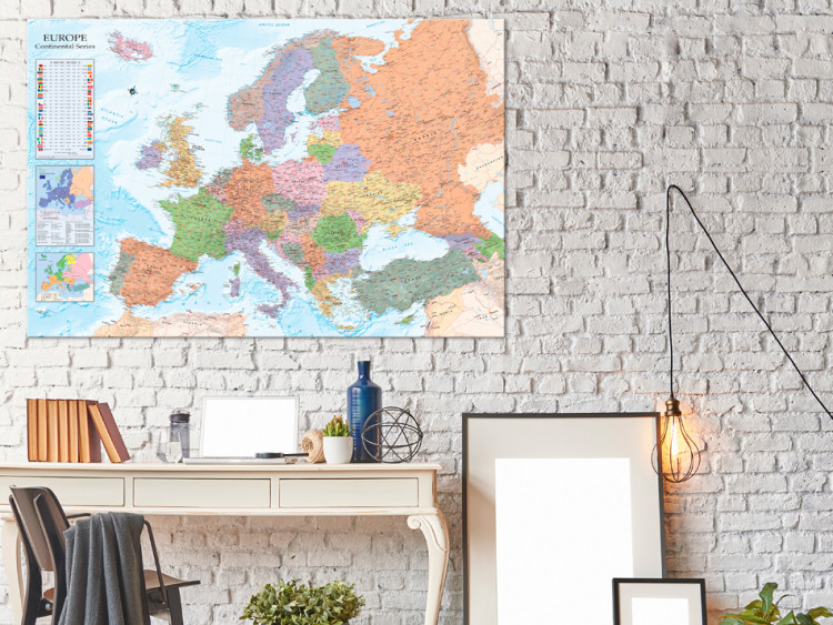 Decorative Pinboard World Maps: Europe [Cork Map] 95948 additionalImage 4