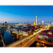 Photo Wallpaper Urban architecture of Berlin - view of the city with the setting sun 97248 additionalThumb 1