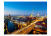 Photo Wallpaper Urban architecture of Berlin - view of the city with the setting sun 97248 additionalThumb 1