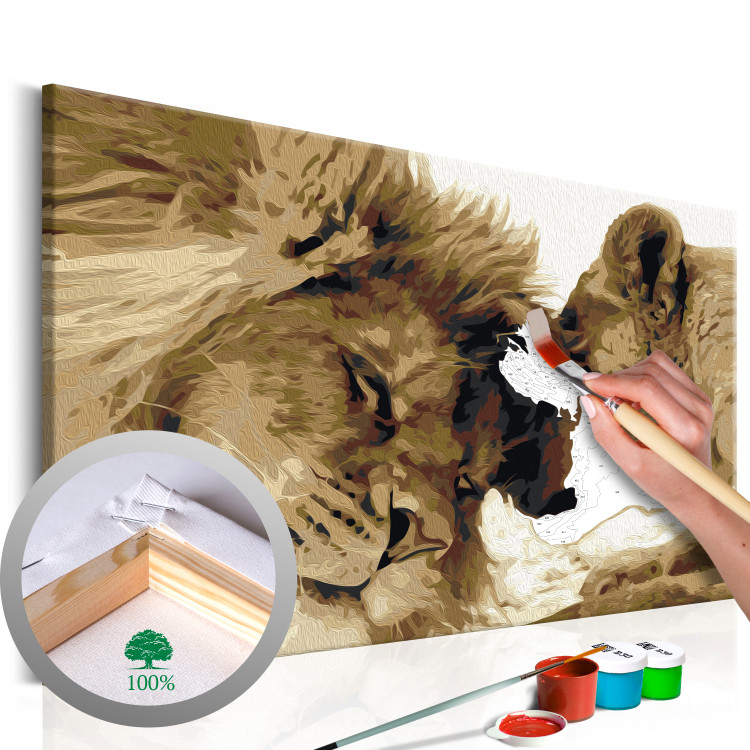 Paint by number Lions In Love 107158