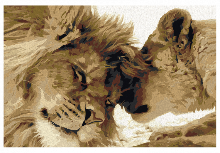 Paint by number Lions In Love 107158 additionalImage 7