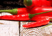 Canvas Red Vegetables (5-part) Concrete Wide - Still Life of Bell Peppers 107958 additionalThumb 5