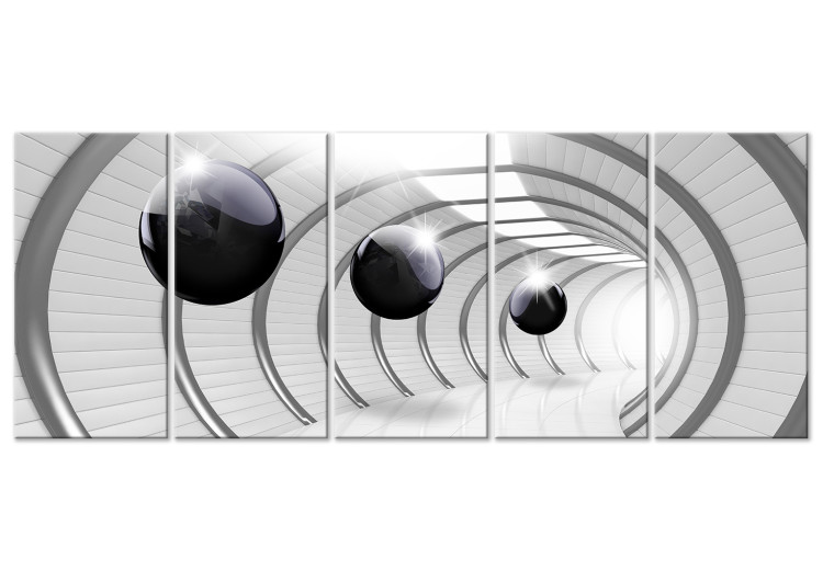 Canvas Print Space Tunnel (5 Parts) Narrow 113758