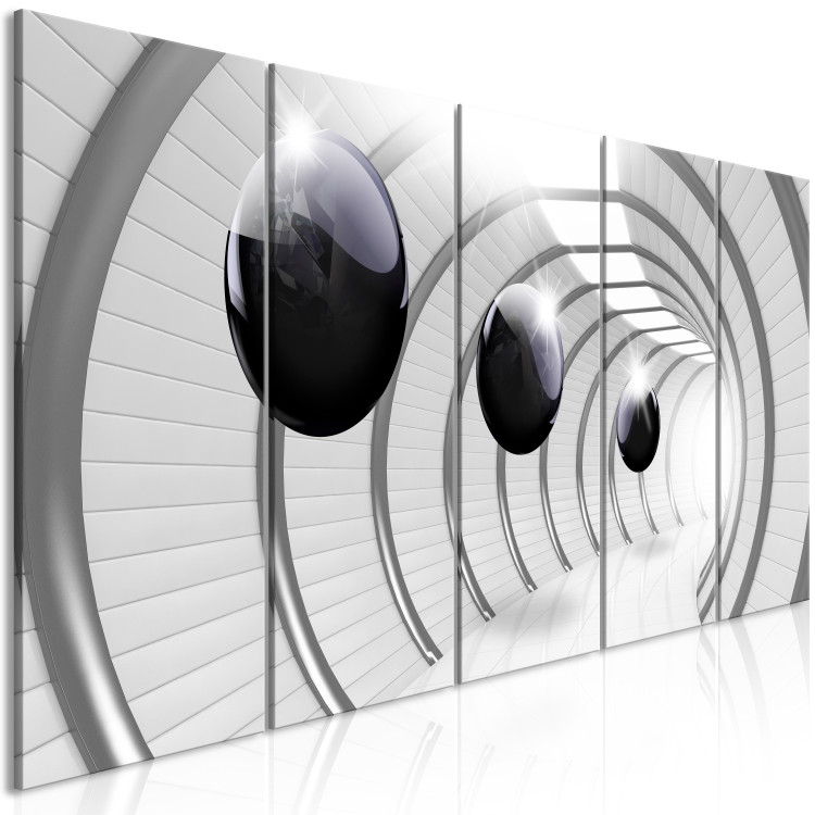 Canvas Print Space Tunnel (5 Parts) Narrow 113758 additionalImage 2