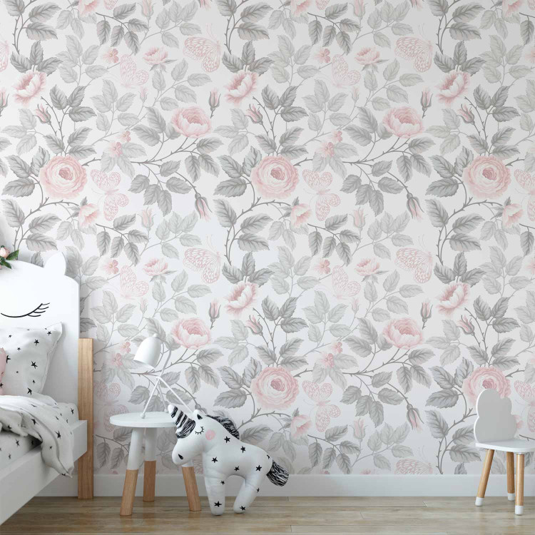 Modern Wallpaper Watercolor Roses 114758 additionalImage 8