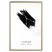 Wall Poster Zodiac signs: Cancer - black and white composition with stars and texts 114858 additionalThumb 16