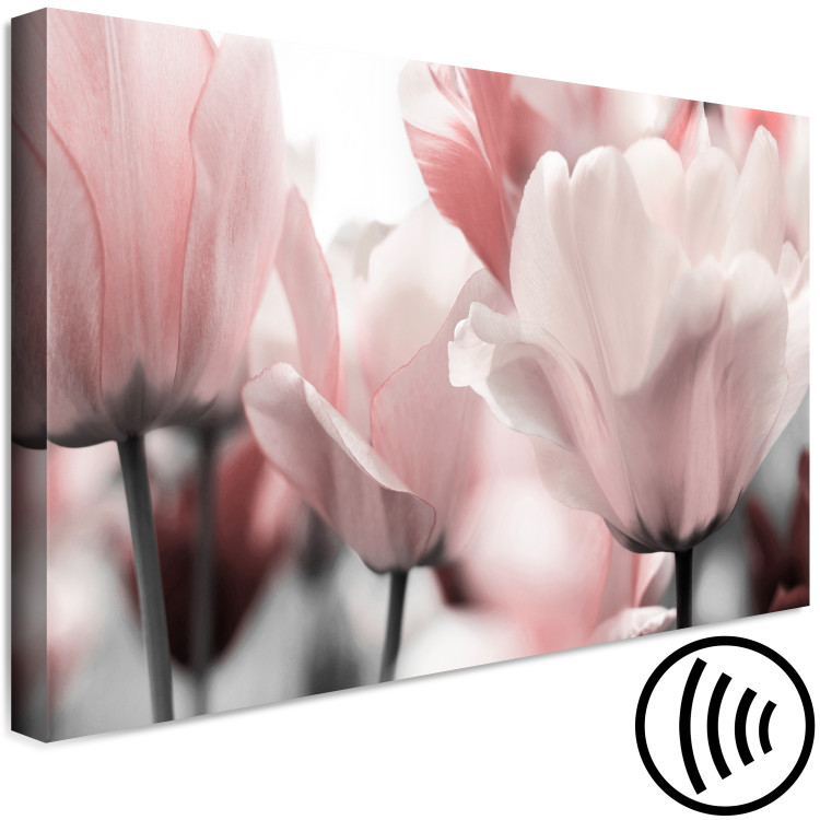 Canvas Spring Petals (1-part) - Tulip Flower in Pink Hue 117158 additionalImage 6