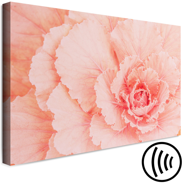 Canvas Delicate flower - a subtle plant in the color of natural pink 117758 additionalImage 6