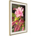 Poster Natural Pink - botanical composition with a flower with colorful petals 120458 additionalThumb 2