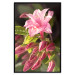 Poster Natural Pink - botanical composition with a flower with colorful petals 120458 additionalThumb 23