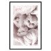 Poster Rest Lover - cat wrapped in a pink woolen blanket 124458 additionalThumb 15