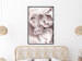 Poster Rest Lover - cat wrapped in a pink woolen blanket 124458 additionalThumb 7