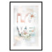 Wall Poster Colorful Love - English text with flowers on a blurred background 125258 additionalThumb 15