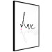 Wall Poster This is Love - English text with a shadow on a white background 125358 additionalThumb 11