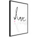 Wall Poster This is Love - English text with a shadow on a white background 125358 additionalThumb 12