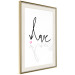 Wall Poster This is Love - English text with a shadow on a white background 125358 additionalThumb 2