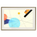 Wall Poster Cobalt Sunset - abstract colorful geometric figures 126558 additionalThumb 20