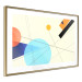 Wall Poster Cobalt Sunset - abstract colorful geometric figures 126558 additionalThumb 7
