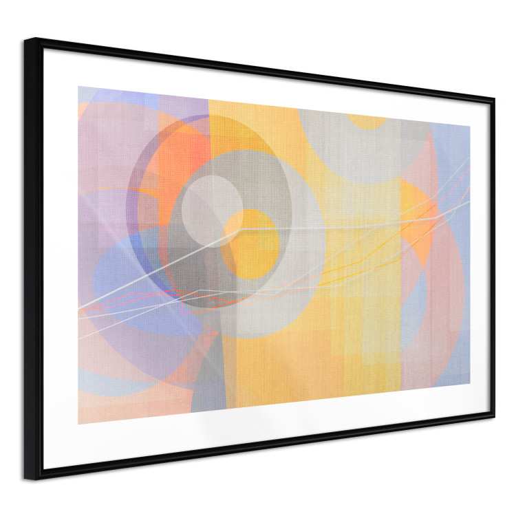 Poster Pastel Nostalgia - abstract and colorful geometric figures 126658 additionalImage 8