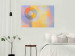 Poster Pastel Nostalgia - abstract and colorful geometric figures 126658 additionalThumb 2