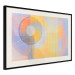 Poster Pastel Nostalgia - abstract and colorful geometric figures 126658 additionalThumb 2